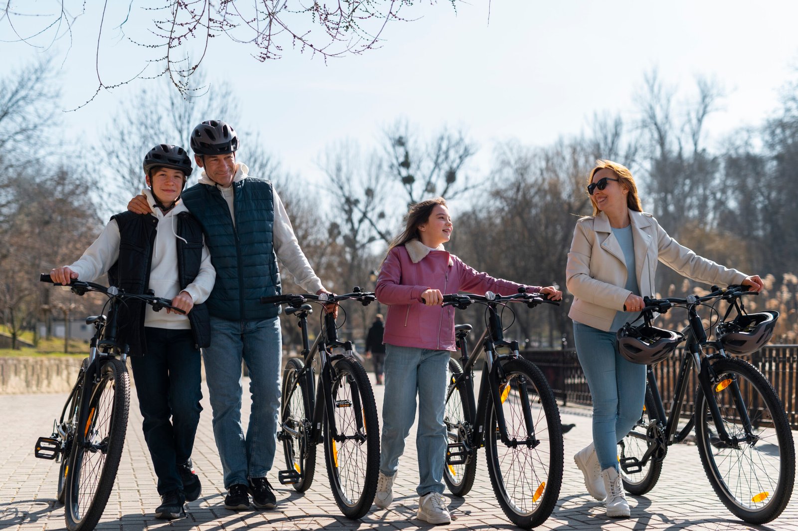 outdoor hiking and cycling